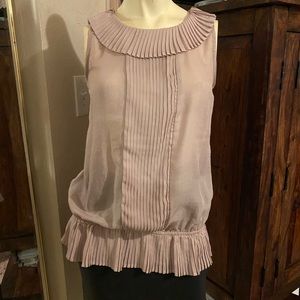 Mauve sleeveless blouse